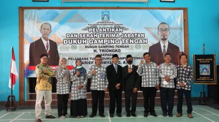 SERAH TERIMA JABATAN DUKUH GAMPING TENGAH
